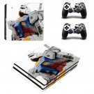 Gundam decal skin for PS4 Pro Console & Controllers