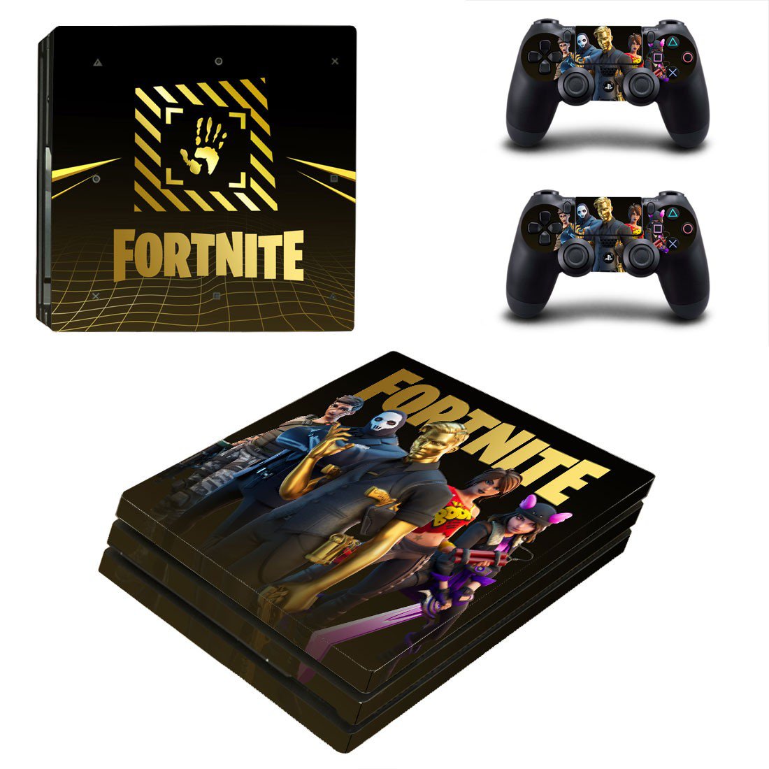 Fortnite decal skin for PS4 Pro Console & Controllers