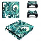 Abstract decal skin for PS4 Slim Console & Controllers