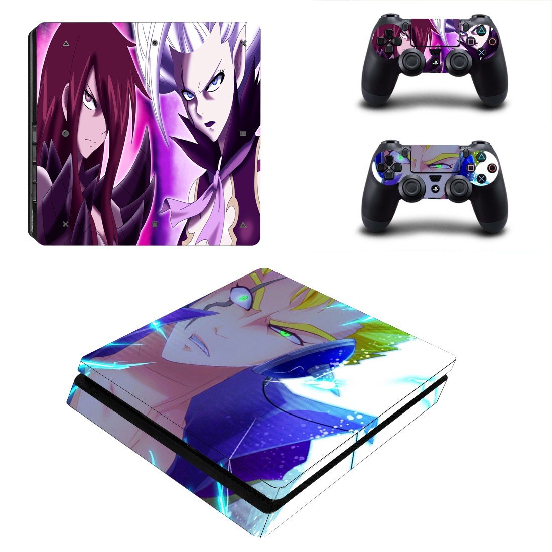 Fairy Tail mirajane  decal skin for PS4 Slim Console & Controllers