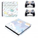 Cinnamoroll decal skin for PS4 Slim Console & Controllers