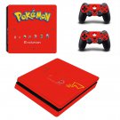 Pokemon evolution decal skin for PS4 Slim Console & Controllers