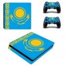 Kazakhstan logo decal skin for PS4 Slim Console & Controllers