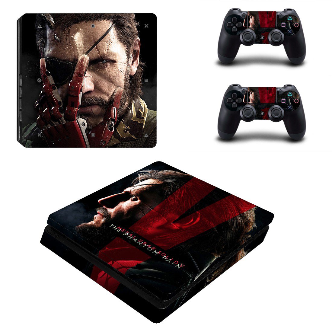 The Phantom Pain decal skin for PS4 Slim Console & Controllers