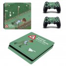 Untitled Goose Game decal skin for PS4 Slim Console & Controllers