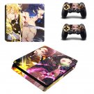 Demon Slayer decal skin for PS4 Slim Console & Controllers