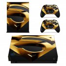 Superman decal skin for Xbox one X Console & Controllers