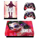 Joker Joaquin Phoenix decal skin for Xbox one X Console & Controllers
