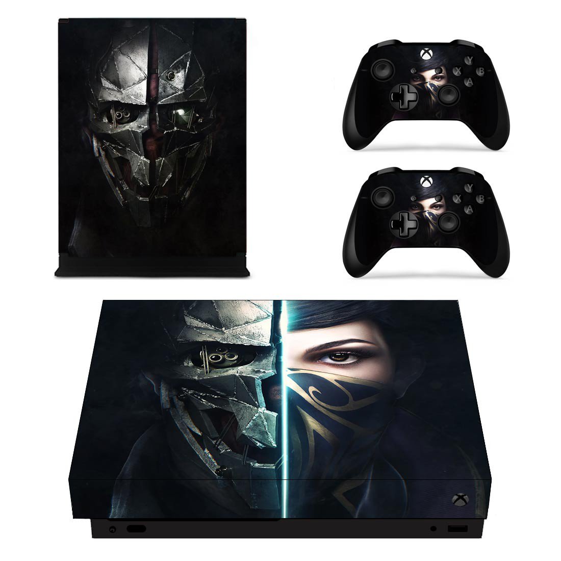 Dishonored 2 decal skin for Xbox one X Console & Controllers
