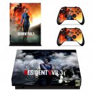 Last Escape RE3 decal skin for Xbox one X Console & Controllers