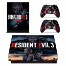 Biohazard RE3 decal skin for Xbox one X Console & Controllers