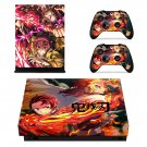 Demon Slayer decal skin for Xbox one X Console & Controllers