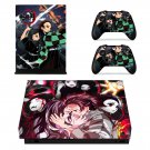 Demon Slayer decal skin for Xbox one X Console & Controllers