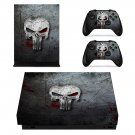 The Punisher decal skin for Xbox one X Console & Controllers