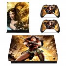 Wonder Woman decal skin for Xbox one X Console & Controllers