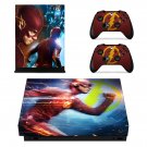 The Flash decal skin for Xbox one X Console & Controllers