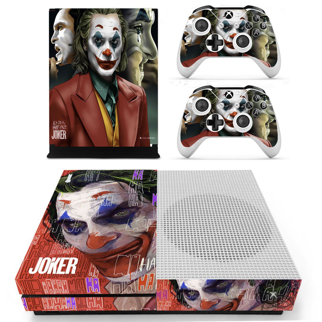 Joker Joaquin Phoenix Decal Skin For Xbox One S Console And Controllers