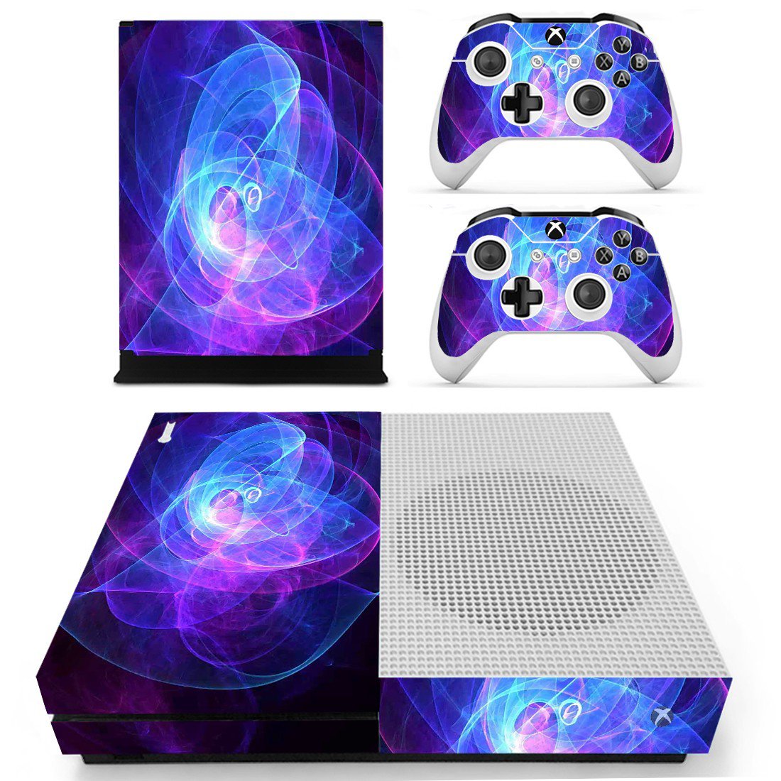 Light Abstract decal skin for Xbox one S Console & Controllers
