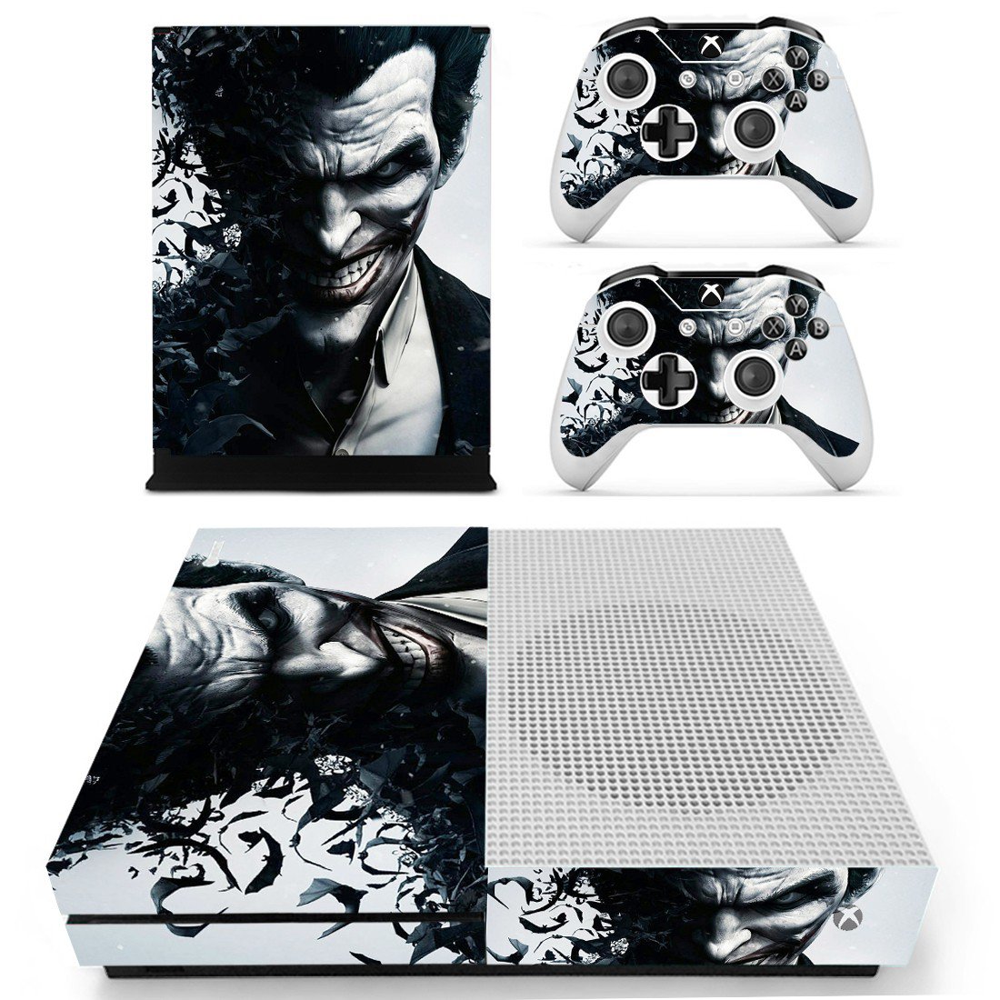 Joker Joaquin Phoenix decal skin for Xbox one S Console & Controllers