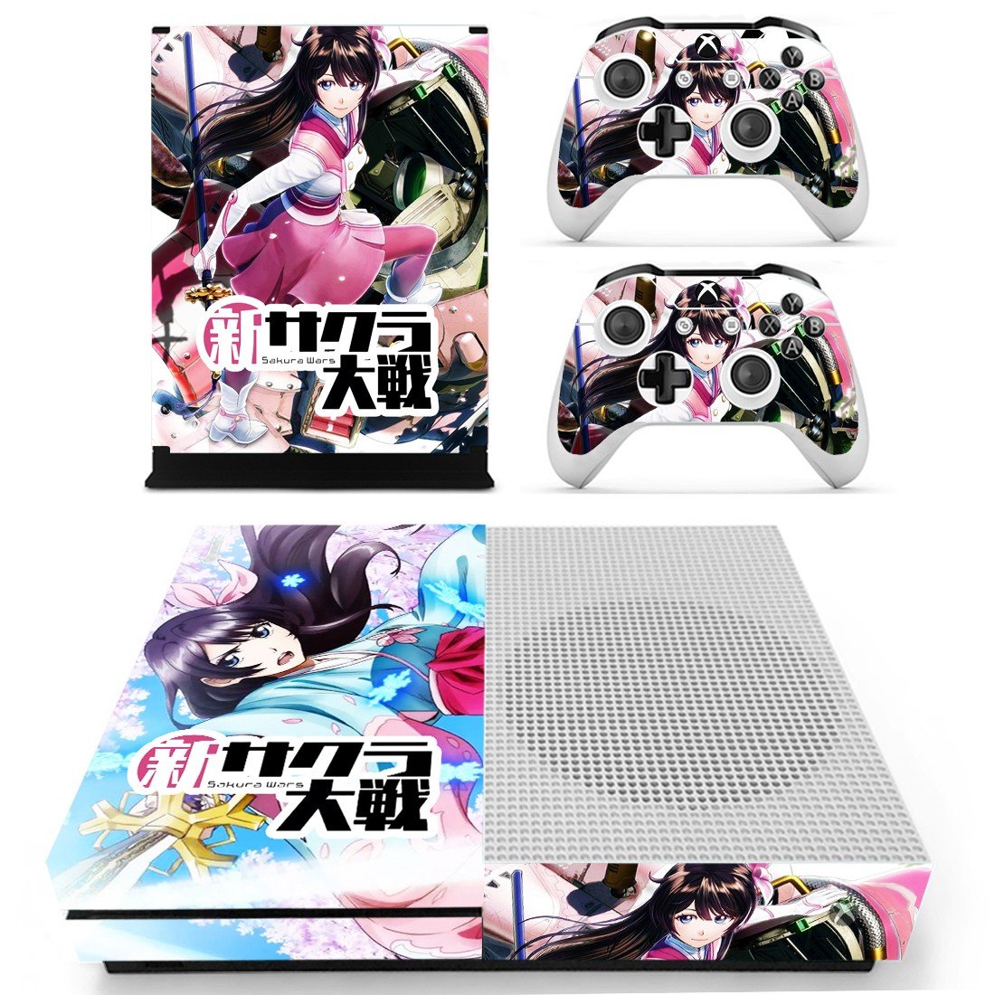 Sakura Wars decal skin for Xbox one S Console & Controllers