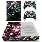 Demon Slayer decal skin for Xbox one S Console & Controllers