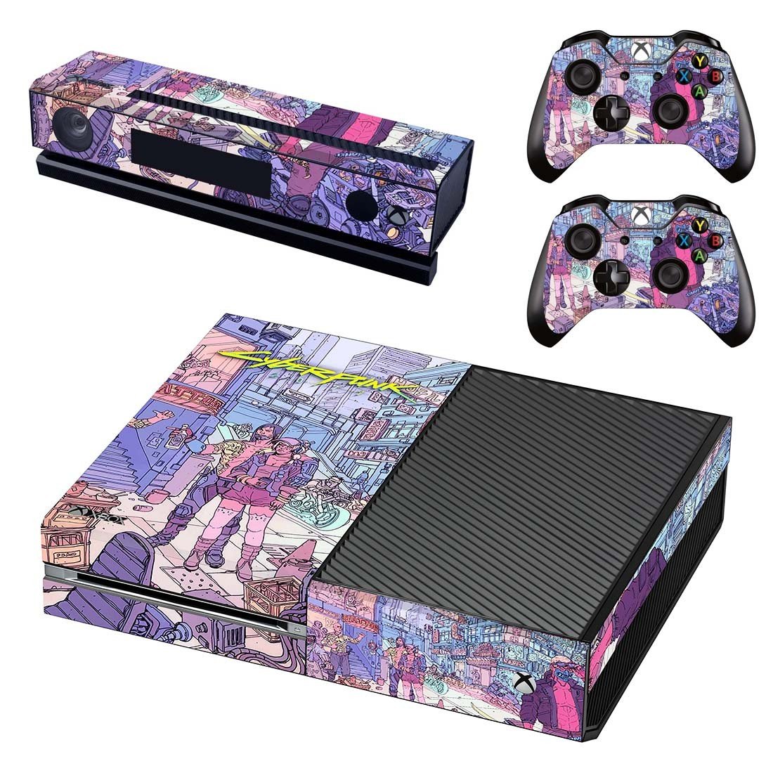 Cyberpunk 2077 decal skin for Xbox one Console & Controllers