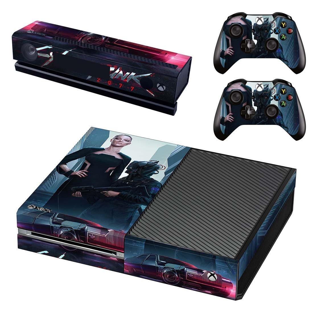 Cyberpunk 2077 decal skin for Xbox one Console & Controllers
