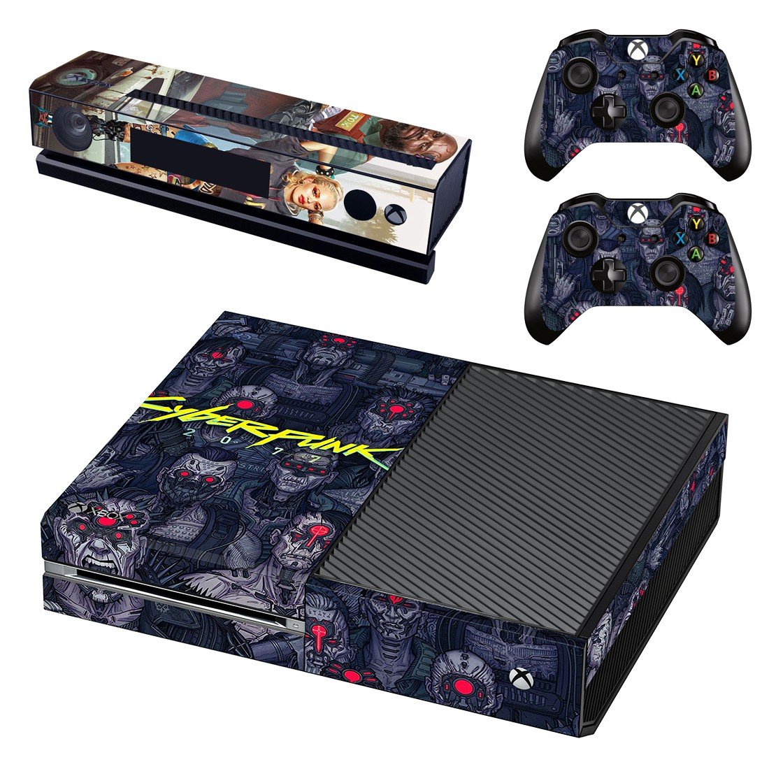 Cyberpunk 2077 decal skin for Xbox one Console & Controllers
