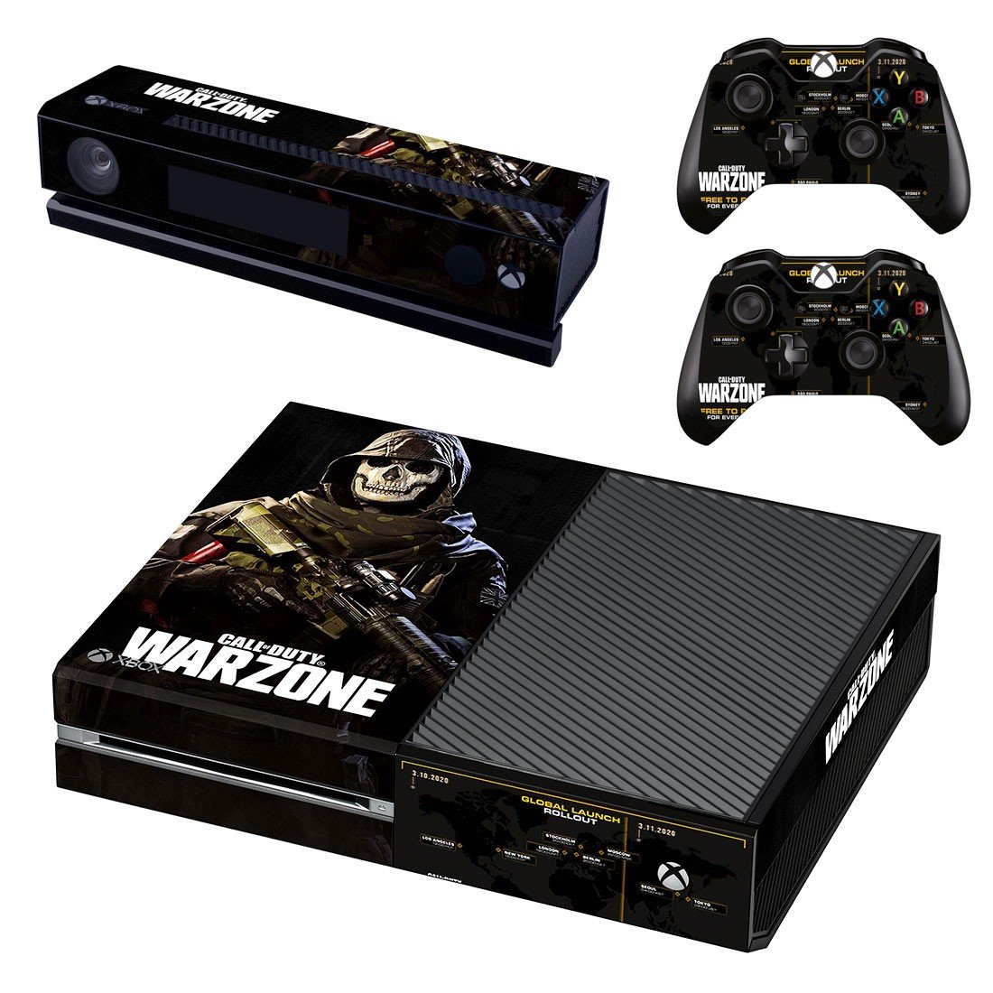 COD Warzone decal skin for Xbox one Console & Controllers