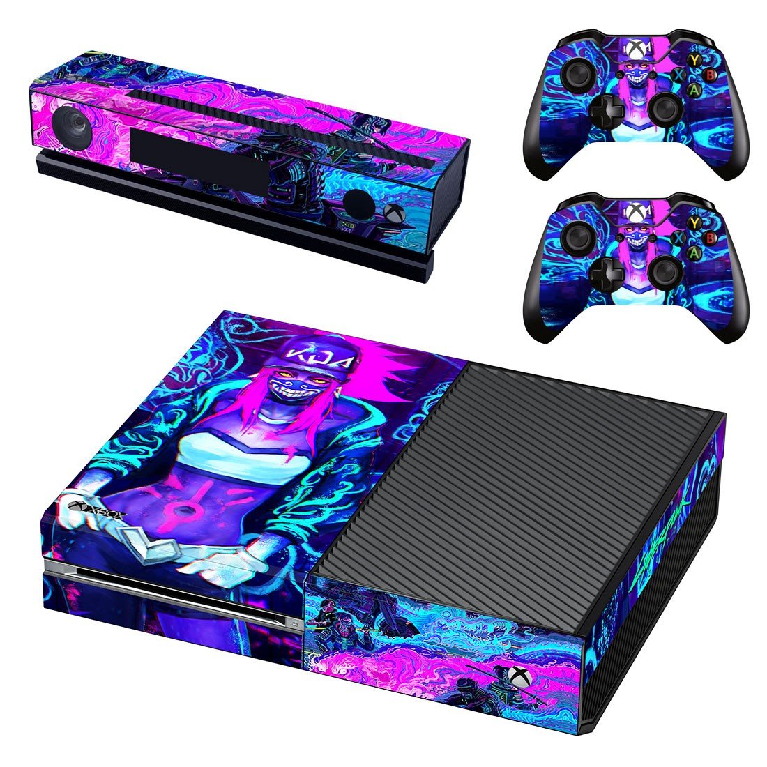 Cyberpunk 2077 decal skin for Xbox one Console & Controllers