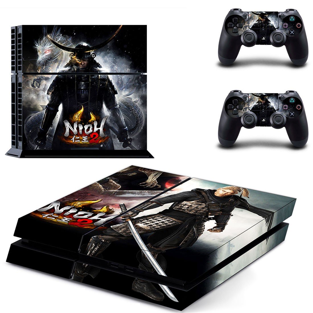 Nioh 2 decal skin for PlayStation 4 Console & Controllers