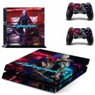 Cyberpunk 2077 decal skin for PlayStation 4 Console & Controllers