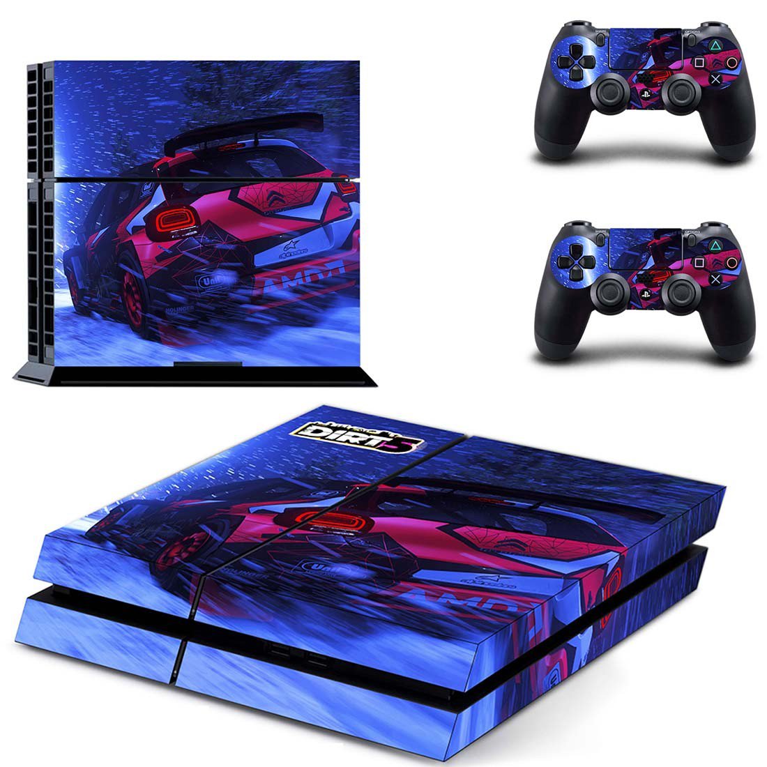 Dirt 5 decal skin for PlayStation 4 Console & Controllers