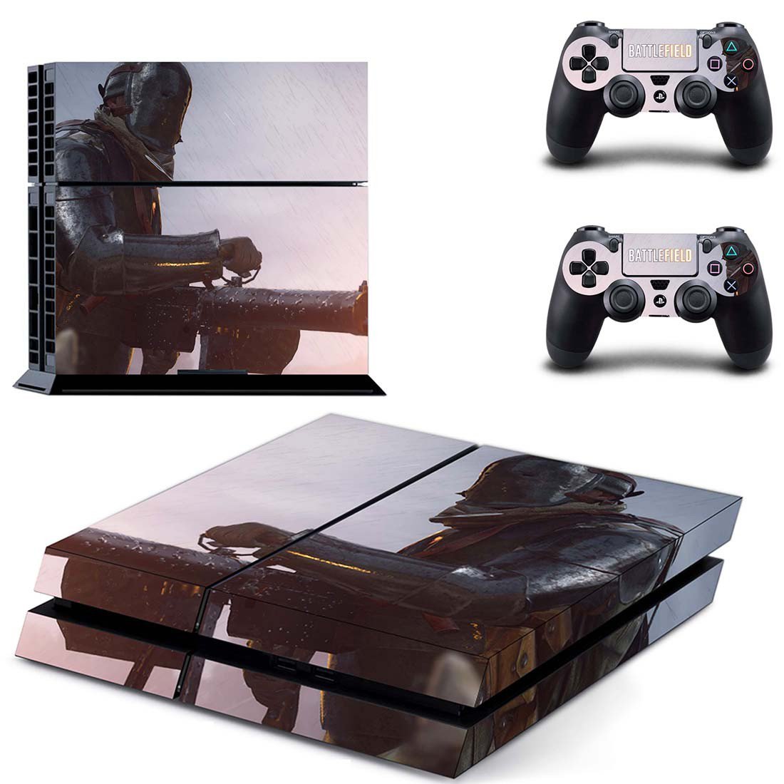 Battlefield decal skin for PlayStation 4 Console & Controllers