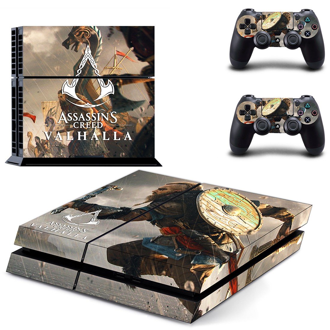 Assassin's Creed Valhalla decal skin for PlayStation 4 Console & Controllers