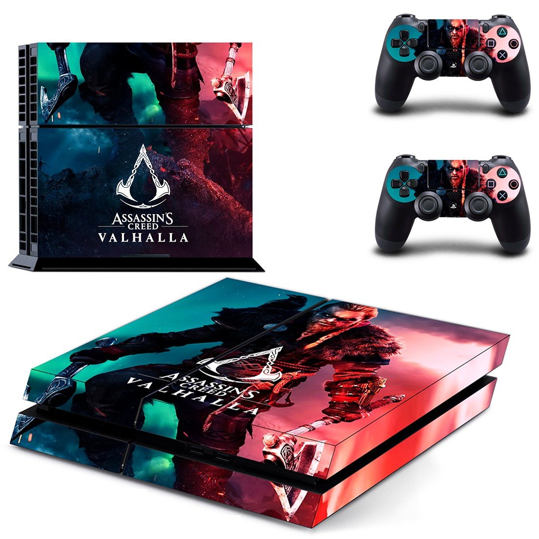 Assassin's Creed Valhalla decal skin for PlayStation 4 Console & Controllers