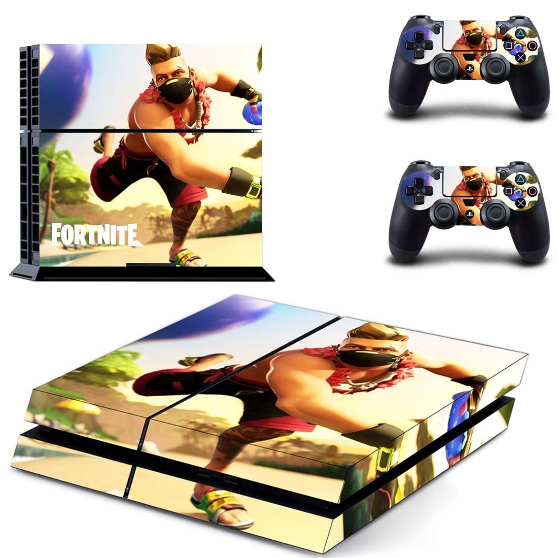 Fortnite decal skin for PlayStation 4 Console & Controllers