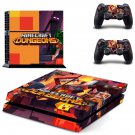 Minecraft Dungeons decal skin for PlayStation 4 Console & Controllers