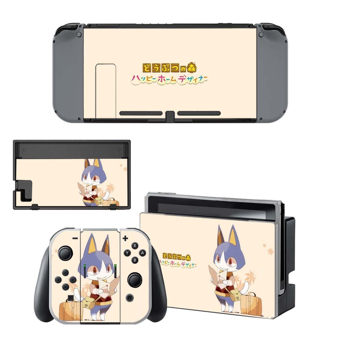Animal Crossing decal skin for Nintendo Switch Console & Controllers