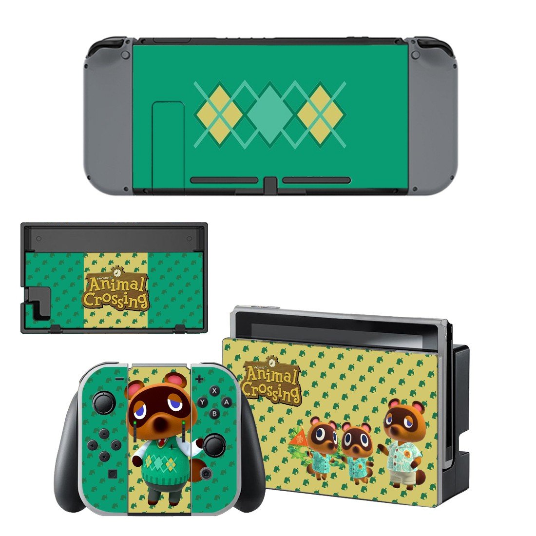 Animal Crossing decal skin for Nintendo Switch Console & Controllers