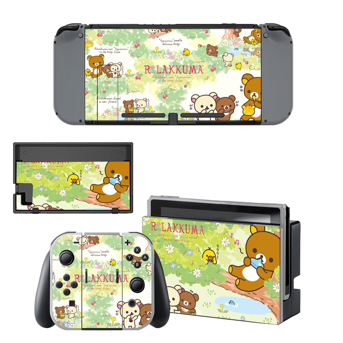 Rilakkuma decal skin for Nintendo Switch Console & Controllers