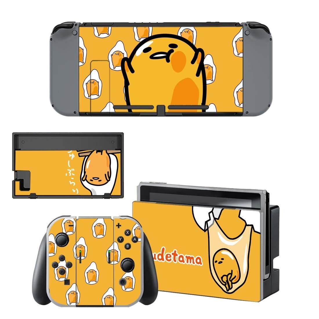 Gudetama decal skin for Nintendo Switch Console & Controllers