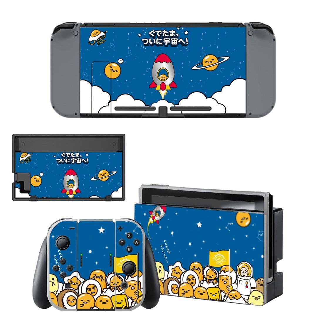 Gudetama decal skin for Nintendo Switch Console & Controllers