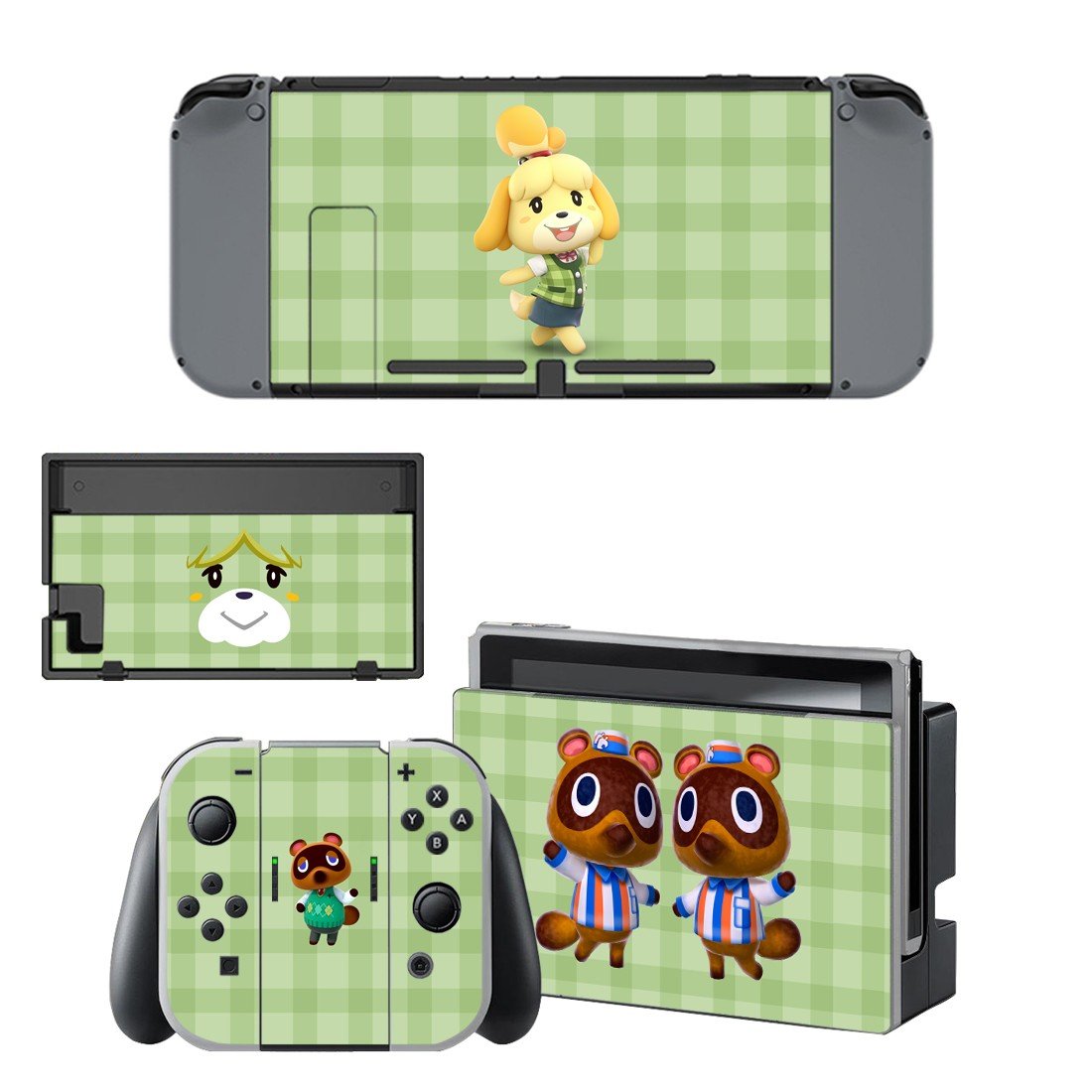 Animal Crossing decal skin for Nintendo Switch Console & Controllers