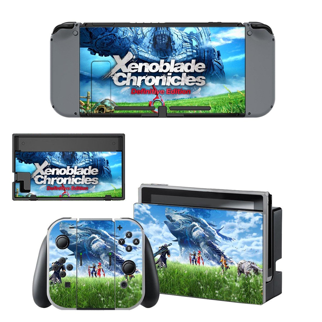 Xenoblade Chronicles decal skin for Nintendo Switch Console & Controllers