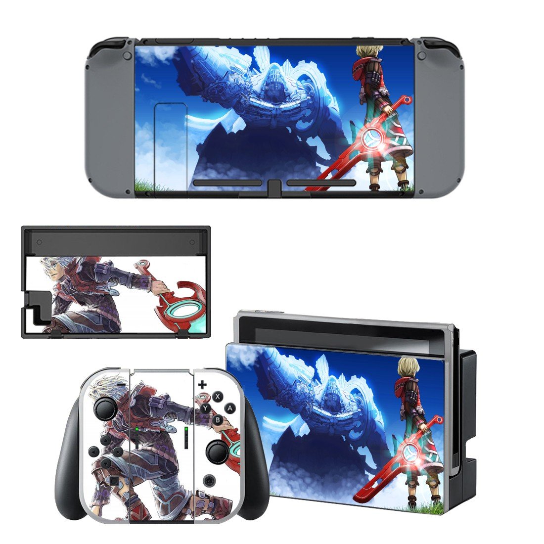 Xenoblade Chronicles decal skin for Nintendo Switch Console & Controllers