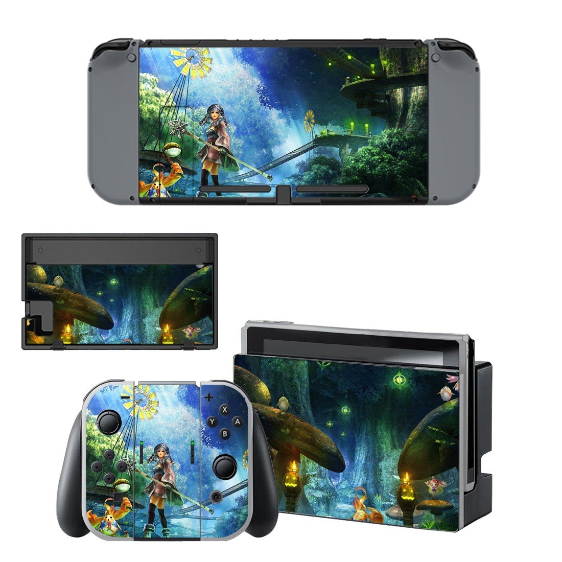 Xenoblade Chronicles decal skin for Nintendo Switch Console & Controllers