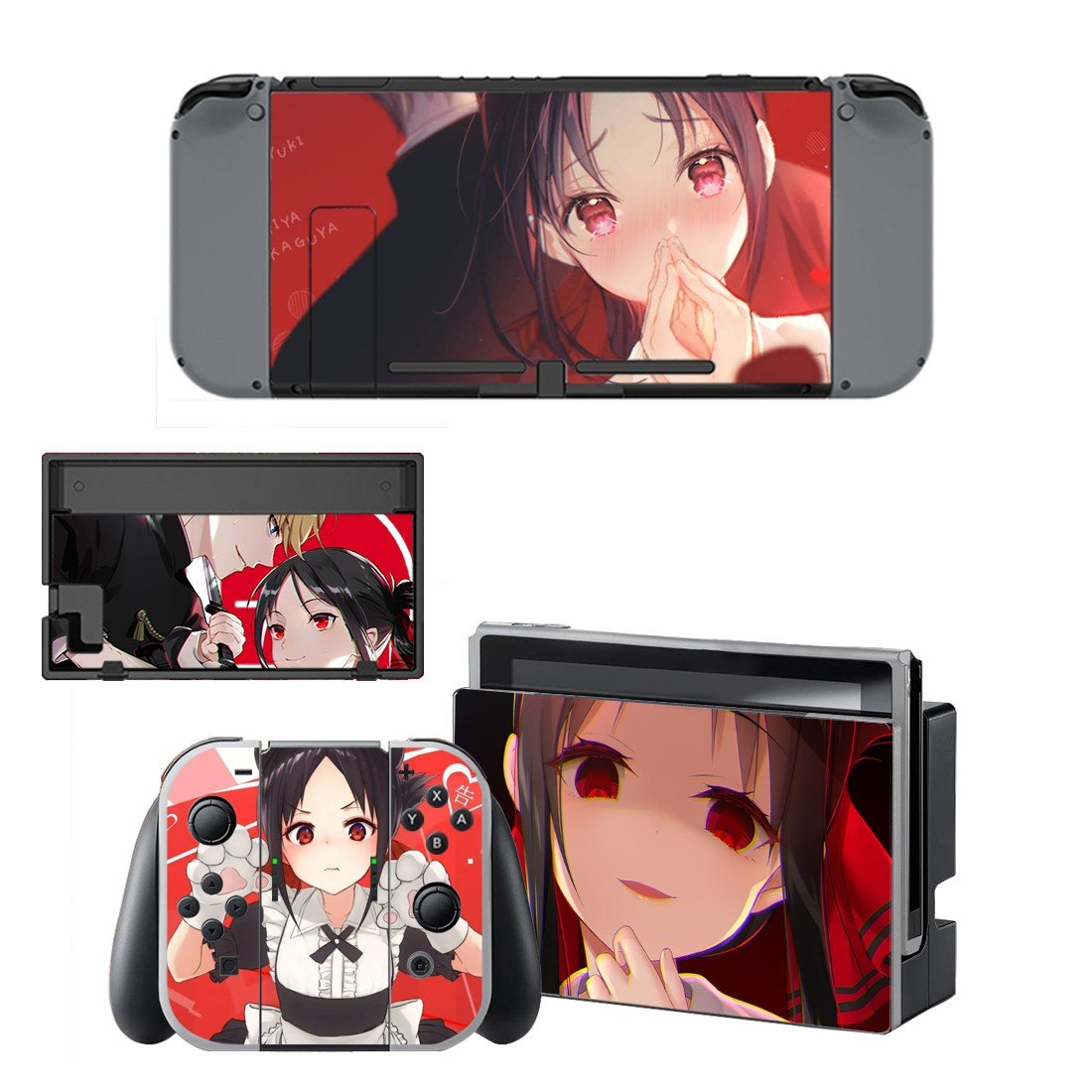 Kaguya sama decal skin for Nintendo Switch Console & Controllers