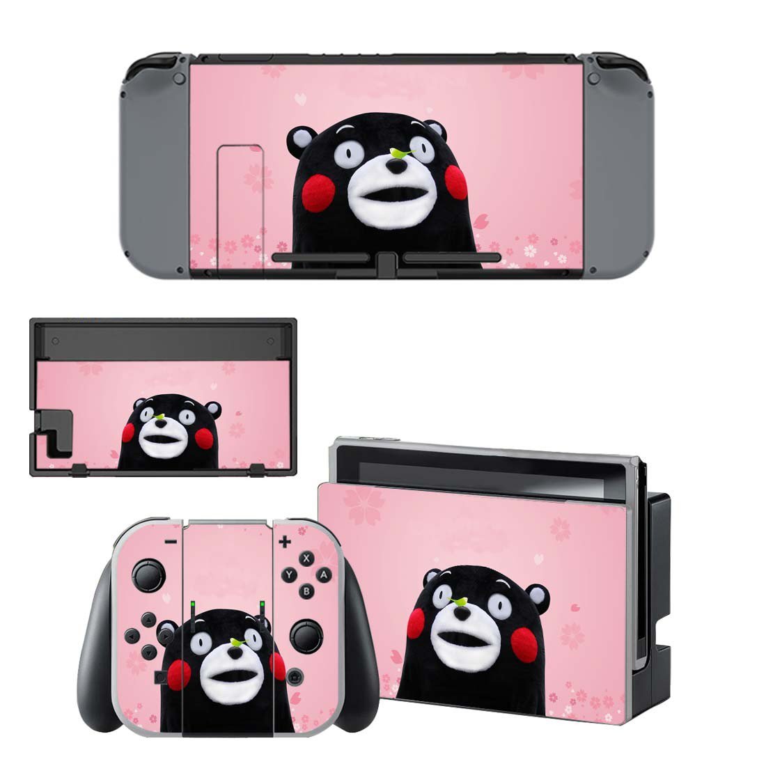 Kumamon decal skin for Nintendo Switch Console & Controllers