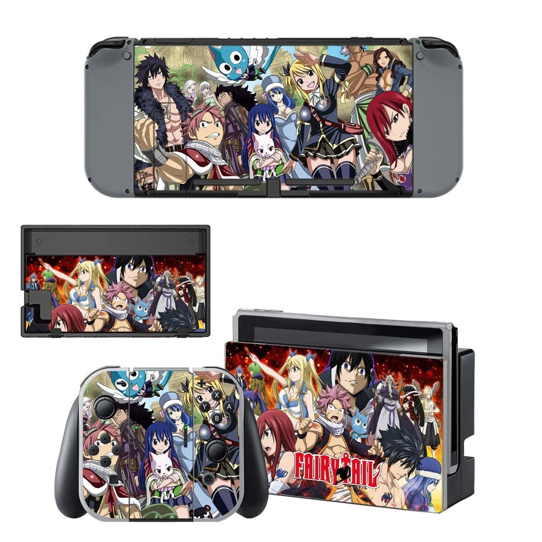 Fairy Tail decal skin for Nintendo Switch Console & Controllers